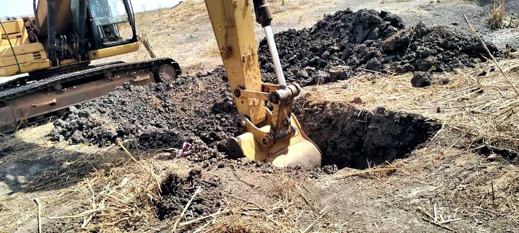 Excavation of Working Pit